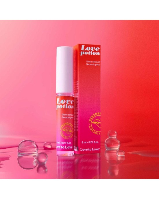 Стимулювальний блиск для губ Love To Love Love Potion - Gloss Sensuel 8 мл