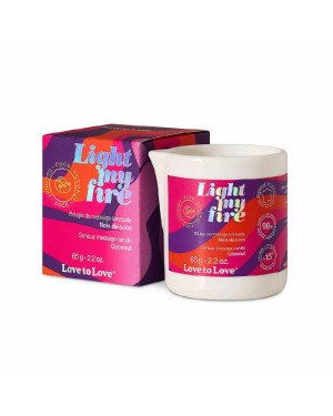 Масажна свічка Love To Love LIGHT MY FIRE Coconut (65 мл)