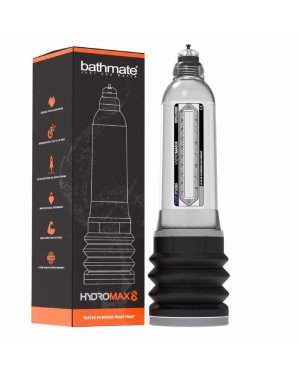 Гідропомпа Bathmate Hydromax 8 Clear, для члена довжиною від 15 до 20 см, діаметр до 5,5 см Гідропомпа Bathmate Hydromax 8 Clear, для члена довжиною від 15 до 20 см, діаметр до 5,5 см
