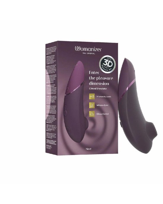 Вакуумний кліторальний стимулятор Womanizer Next Dark Purple Вакуумний кліторальний стимулятор Womanizer Next Dark Purple