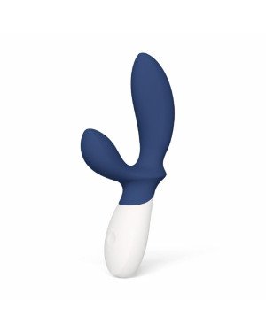 Масажер простати LELO Loki Wave 2 Base Blue, 2 мотори, манливий рух + вібрація