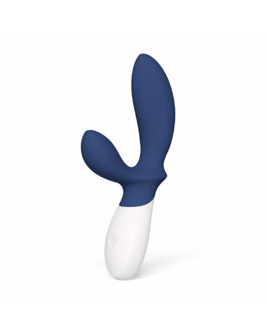 Масажер простати LELO Loki Wave 2 Base Blue, 2 мотори, манливий рух + вібрація Масажер простати LELO Loki Wave 2 Base Blue, 2 мотори, манливий рух + вібрація