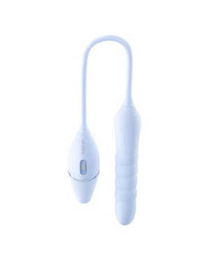 Пульсатор з вакуумним стимулятором KISSTOY Cathy III Light Blue