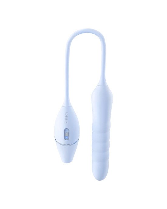 Пульсатор з вакуумним стимулятором KISSTOY Cathy III Light Blue