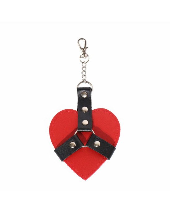 Брелок на карабіні для ключів Art of Sex Chained Heart, Червоний Брелок на карабіні для ключів Art of Sex Chained Heart, Червоний