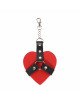 Брелок на карабіні для ключів Art of Sex Chained Heart, Червоний Брелок на карабіні для ключів Art of Sex Chained Heart, Червоний