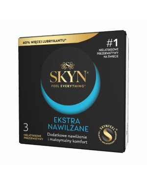 Презервативи SKYN Ekstra Nawilżane 3 шт Презервативи SKYN Ekstra Nawilżane 3 шт