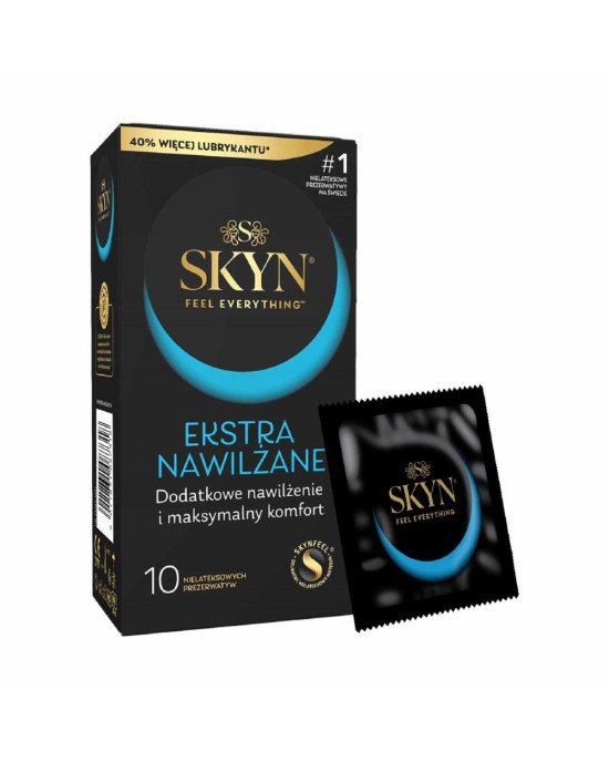 Презервативи SKYN Ekstra Nawilżane 10 шт Презервативи SKYN Ekstra Nawilżane 10 шт