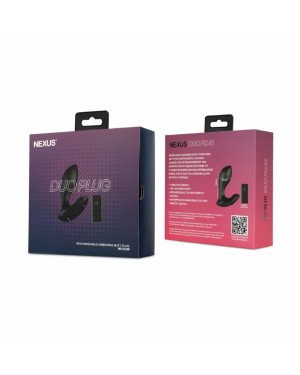 Анальна вібропробка Nexus DUO Plug Medium, пульт ДК