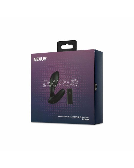 Анальна вібропробка Nexus DUO Plug Medium, пульт ДК