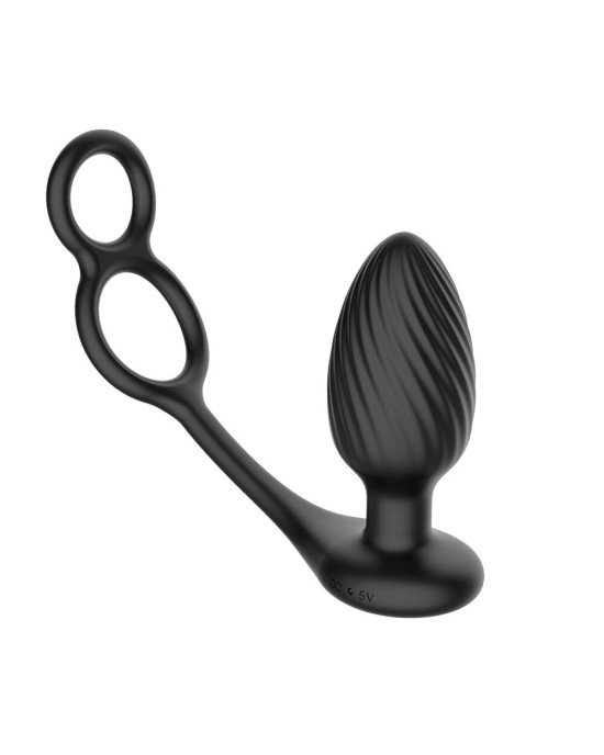 Анальна вібропробка Nexus Tornado Cock and Ball Ring Анальна вібропробка Nexus Tornado Cock and Ball Ring