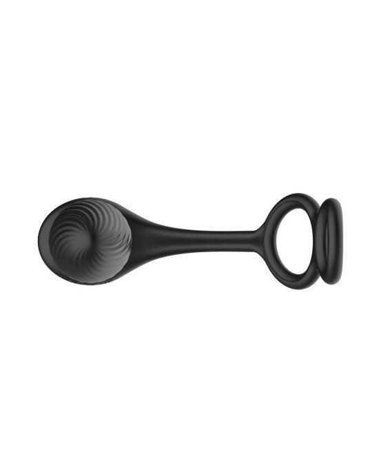 Анальна вібропробка Nexus Tornado Cock and Ball Ring Анальна вібропробка Nexus Tornado Cock and Ball Ring