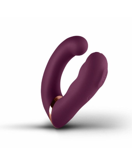 Вібратор Rocks Off Gemini Burgundy Вібратор Rocks Off Gemini Burgundy