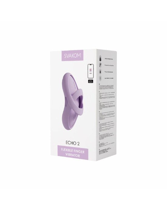Кліторальний вібратор Svakom Echo 2 Pink Lilac Кліторальний вібратор Svakom Echo 2 Pink Lilac