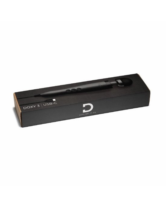Вібромасажер DOXY3 USB-C Massager MATTE BLACK Вібромасажер DOXY3 USB-C Massager MATTE BLACK
