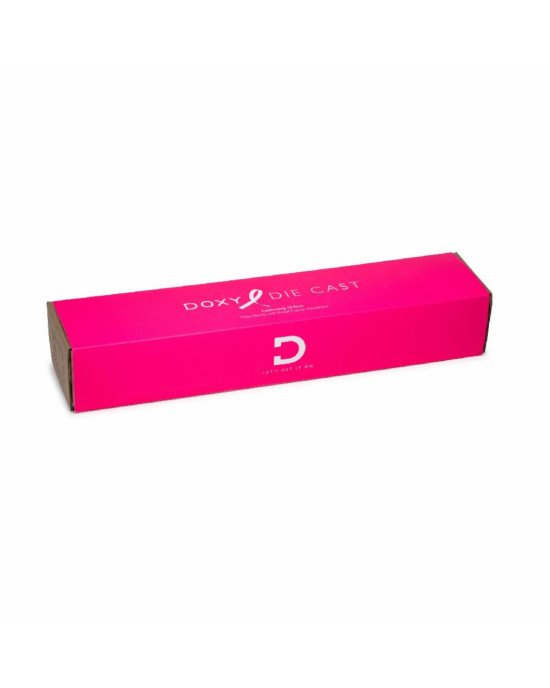 Вібромасажер DOXY Die Cast Massager Hot Pink, дуже потужний, живлення 220В, металевий корпус Вібромасажер DOXY Die Cast Massager Hot Pink, дуже потужний, живлення 220В, металевий корпус
