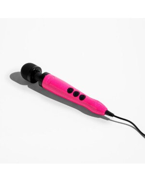 Вібромасажер DOXY Die Cast 3 Hot Pink, дуже потужний, живлення 220В, металевий корпус