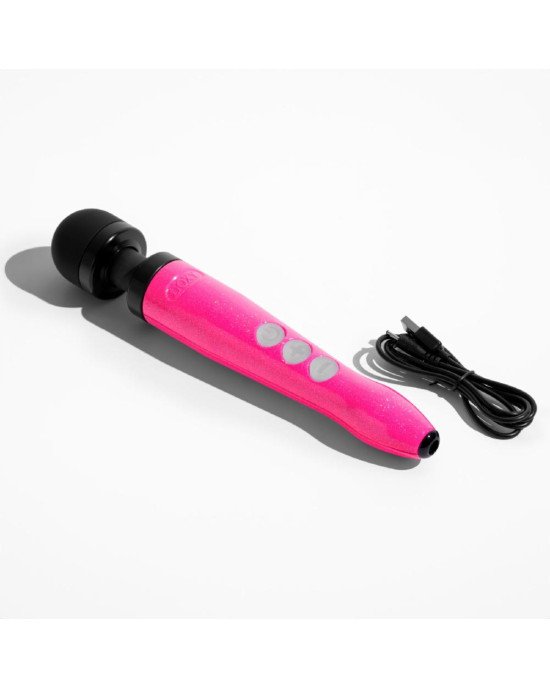 Вібромасажер DOXY Die Cast 3R Hot Pink, дуже потужний, перезаряджуваний, металевий корпус Вібромасажер DOXY Die Cast 3R Hot Pink, дуже потужний, перезаряджуваний, металевий корпус