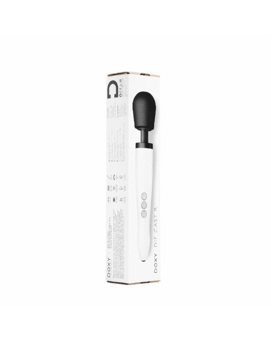 Вібромасажер DOXY Die Cast R Stardust White Вібромасажер DOXY Die Cast R Stardust White