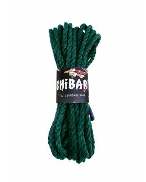 Джутова мотузка для шибарі Feral Feelings Shibari Rope, 8 м зелена Джутова мотузка для шибарі Feral Feelings Shibari Rope, 8 м зелена