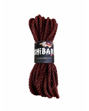 Джутова мотузка для шибарі Feral Feelings Shibari Rope, 8 м коричнева Джутова мотузка для шибарі Feral Feelings Shibari Rope, 8 м коричнева