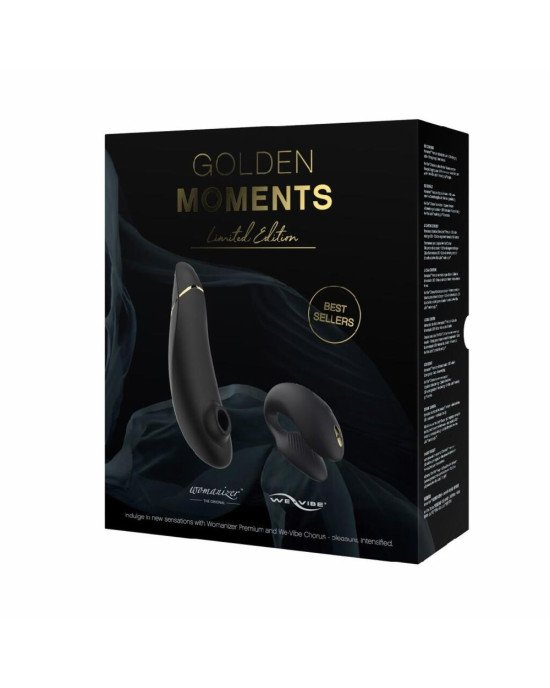 Преміальний подарунковий набір Golden Moments: Womanizer Premium та We-Vibe Chorus Black Преміальний подарунковий набір Golden Moments: Womanizer Premium та We-Vibe Chorus Black