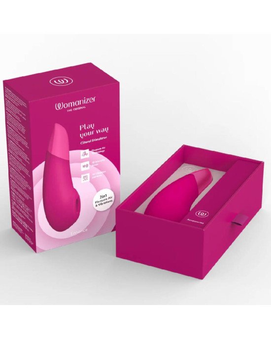 Вакуумний кліторальний стимулятор Womanizer Enhance Pink