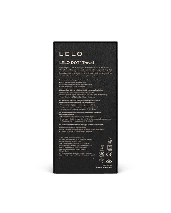 Кліторальний вібратор LELO DOT Travel Pink Кліторальний вібратор LELO DOT Travel Pink