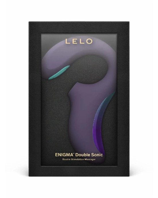 Кліторально-вагінальний звуковий стимулятор LELO Enigma Double Sonic Cyber Purple