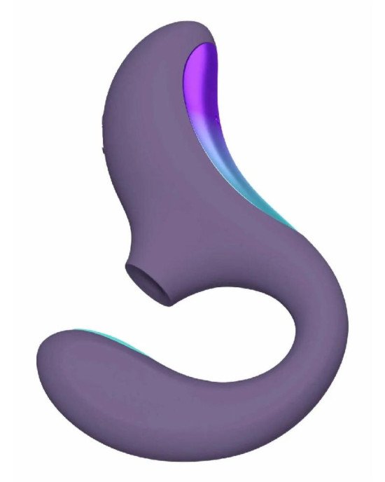 Кліторально-вагінальний звуковий стимулятор LELO Enigma Double Sonic Cyber Purple