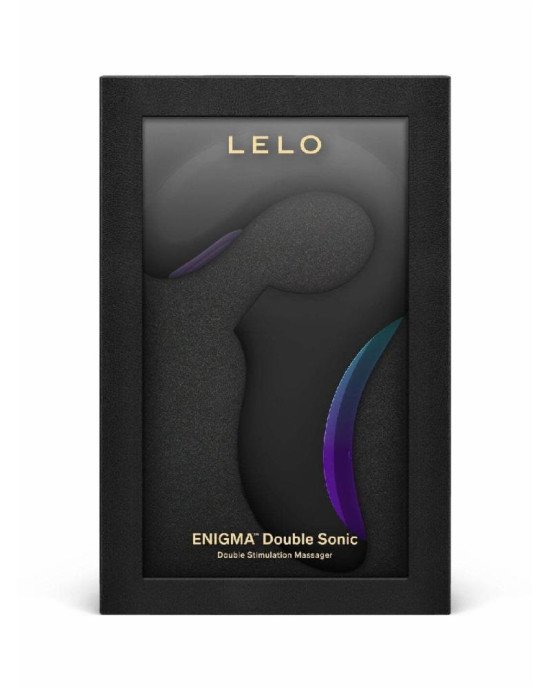 Кліторально-вагінальний звуковий стимулятор LELO Enigma Double Sonic Black Кліторально-вагінальний звуковий стимулятор LELO Enigma Double Sonic Black