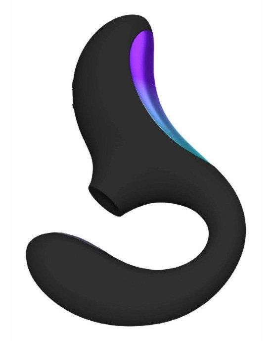Кліторально-вагінальний звуковий стимулятор LELO Enigma Double Sonic Black Кліторально-вагінальний звуковий стимулятор LELO Enigma Double Sonic Black