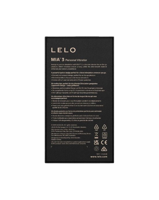 Шикарна віброкуля LELO Mia 3 Deep Rose Шикарна віброкуля LELO Mia 3 Deep Rose