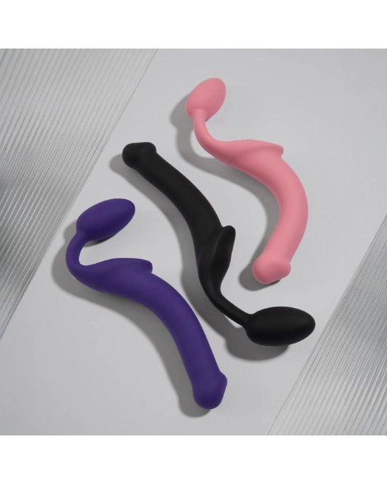 Безремінний страпон Strap-On-Me Rose M, повністю регульований, діаметр 3,3 см Безремінний страпон Strap-On-Me Rose M, повністю регульований, діаметр 3,3 см