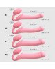 Безремінний страпон Strap-On-Me Rose M, повністю регульований, діаметр 3,3 см Безремінний страпон Strap-On-Me Rose M, повністю регульований, діаметр 3,3 см