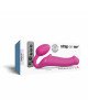 Безремінний страпон з вібрацією Strap-On-Me Vibrating Fuchsia L, діаметр 3,7см, пульт ДК, регульований Безремінний страпон з вібрацією Strap-On-Me Vibrating Fuchsia L, діаметр 3,7см, пульт ДК, регульований