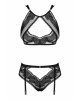 Комплект Obsessive Allastia 2-pcs set black L/XL