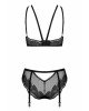 Комплект Obsessive Allastia 2-pcs set black L/XL