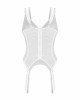 Корсет Obsessive Arrowel White corset S/M