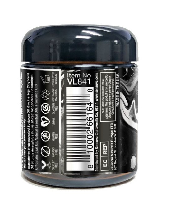 Масажна свічка Sensuva [HE]RO Dark Temptation Massage Oil Candle 113г