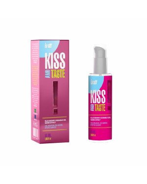 Масажний гель Intt KISS AND TASTE! (55 мл) зі смаком ожини Масажний гель Intt KISS AND TASTE! (55 мл) зі смаком ожини