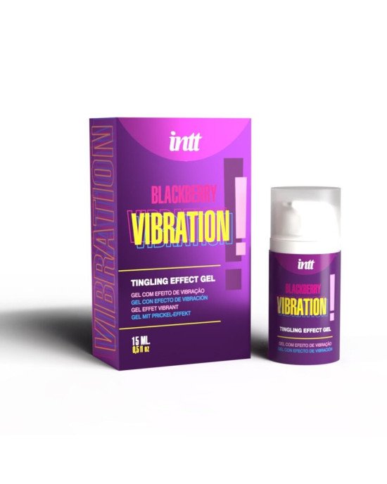 Рідкий вібратор Intt Vibration Blackberry (15 мл) зі смаком ожини Рідкий вібратор Intt Vibration Blackberry (15 мл) зі смаком ожини