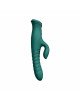 Пульсатор-кролик з вібрацією Zalo Mose 2 Turquoise Green