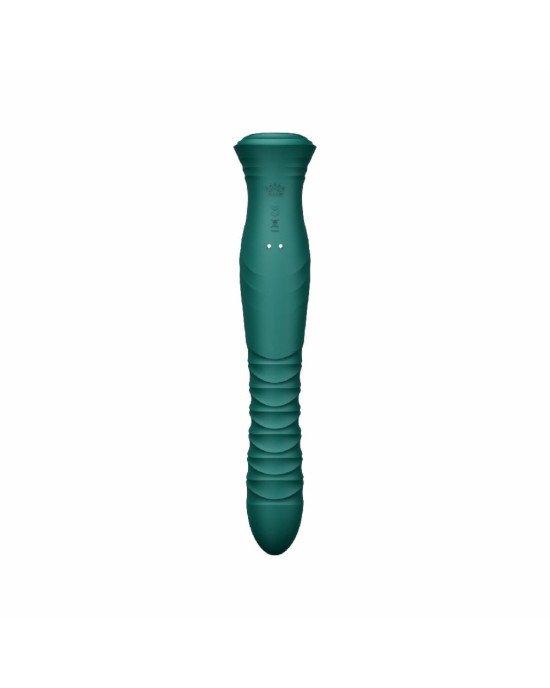Пульсатор-кролик з вібрацією Zalo Mose 2 Turquoise Green