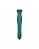 Пульсатор-кролик з вібрацією Zalo Mose 2 Turquoise Green