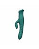 Пульсатор-кролик з вібрацією Zalo Mose 2 Turquoise Green