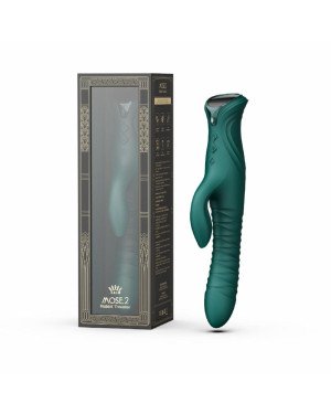 Пульсатор-кролик з вібрацією Zalo Mose 2 Turquoise Green Пульсатор-кролик з вібрацією Zalo Mose 2 Turquoise Green