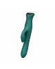 Пульсатор-кролик з вібрацією Zalo Mose 2 Turquoise Green
