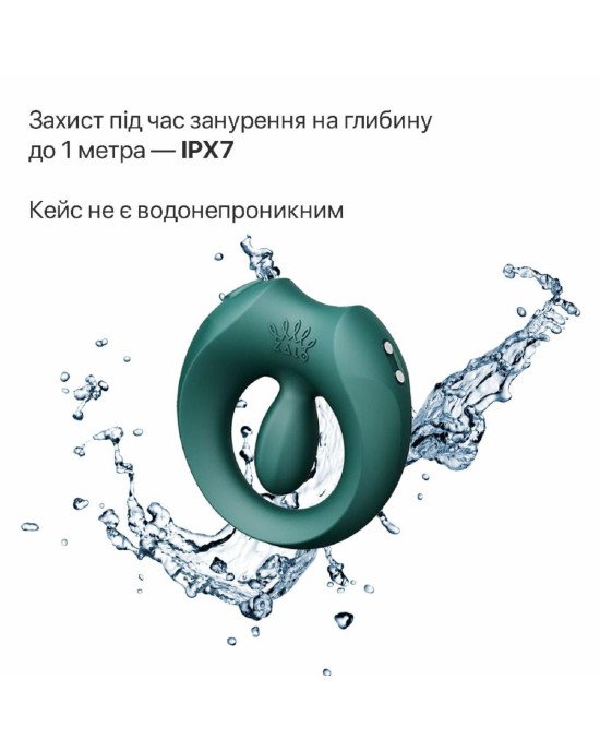 Ерекційне кільце Zalo Apis Turquoise Green