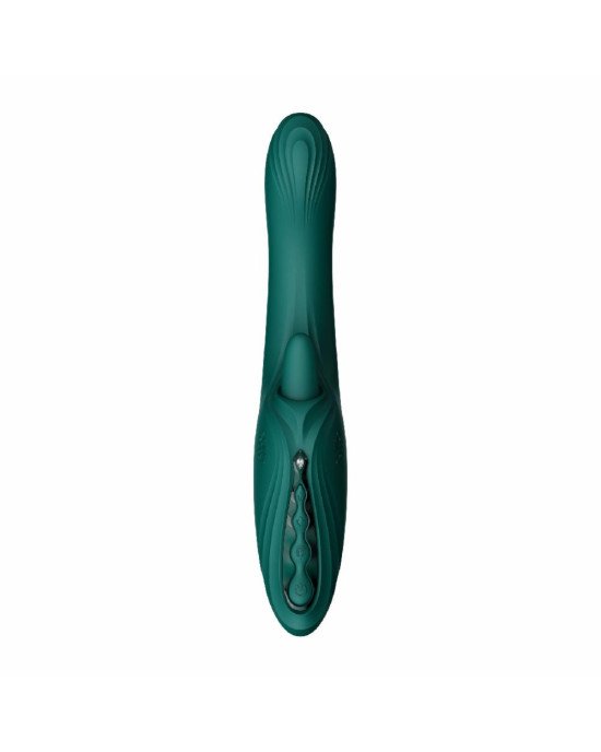Вібратор-кролик Zalo Ares Turquoise Green